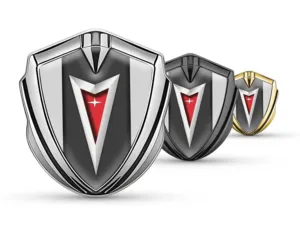 Pontiac Emblema Coche Insignia Lujoso Acabado Aleación Diseño